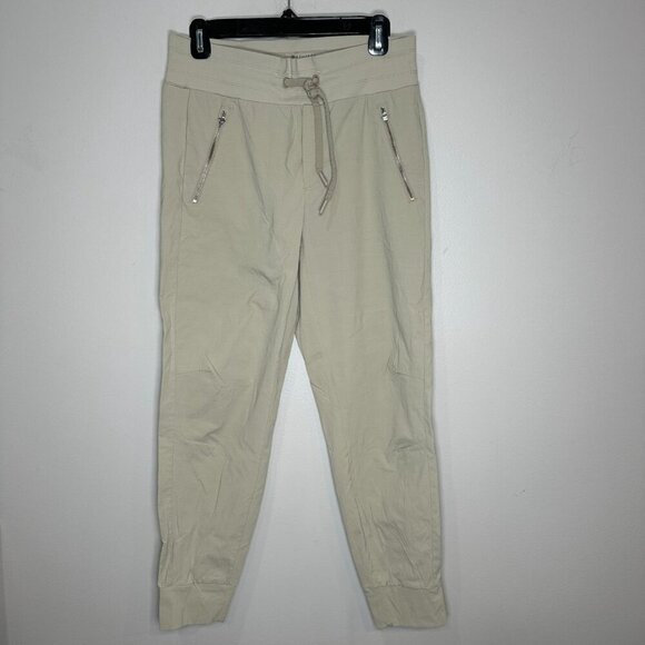 Athleta Trekkie Mid Rise Legacy Jogger SIze 6 Ripstop Athleisure Light Khaki - Picture 2 of 12